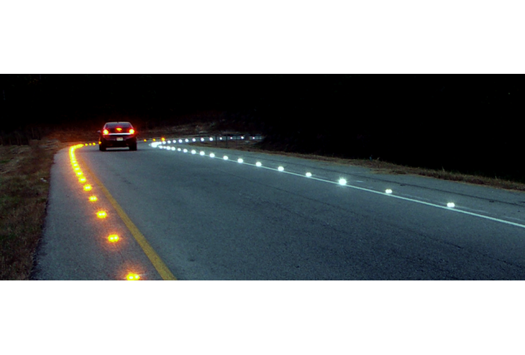 asphalt and road lighting