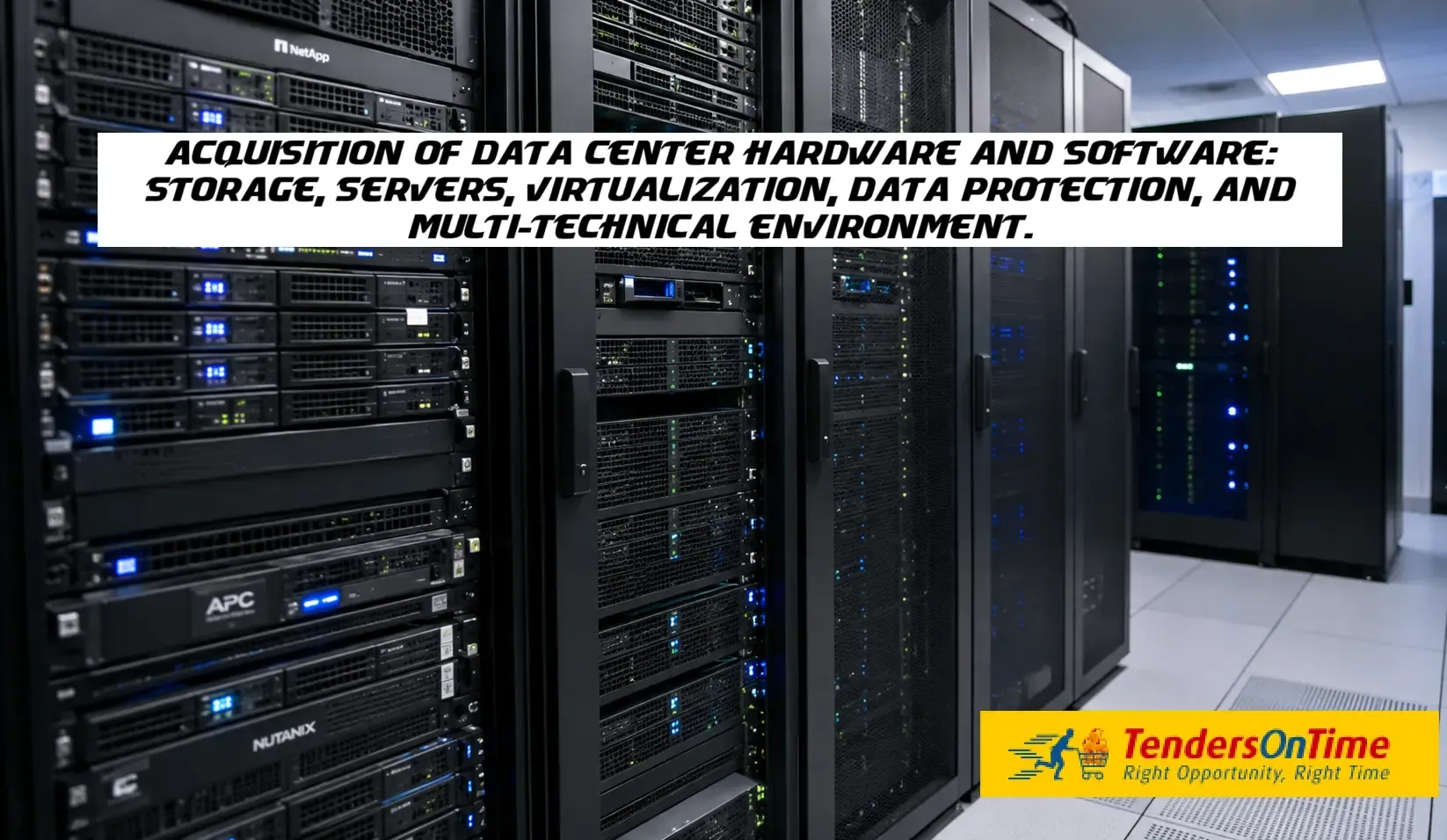 France tender result on Computer servers _Acquisition of data center hardware and software: storage, servers, virtualization, data protection, and multi-technical environment. Maintenance and related