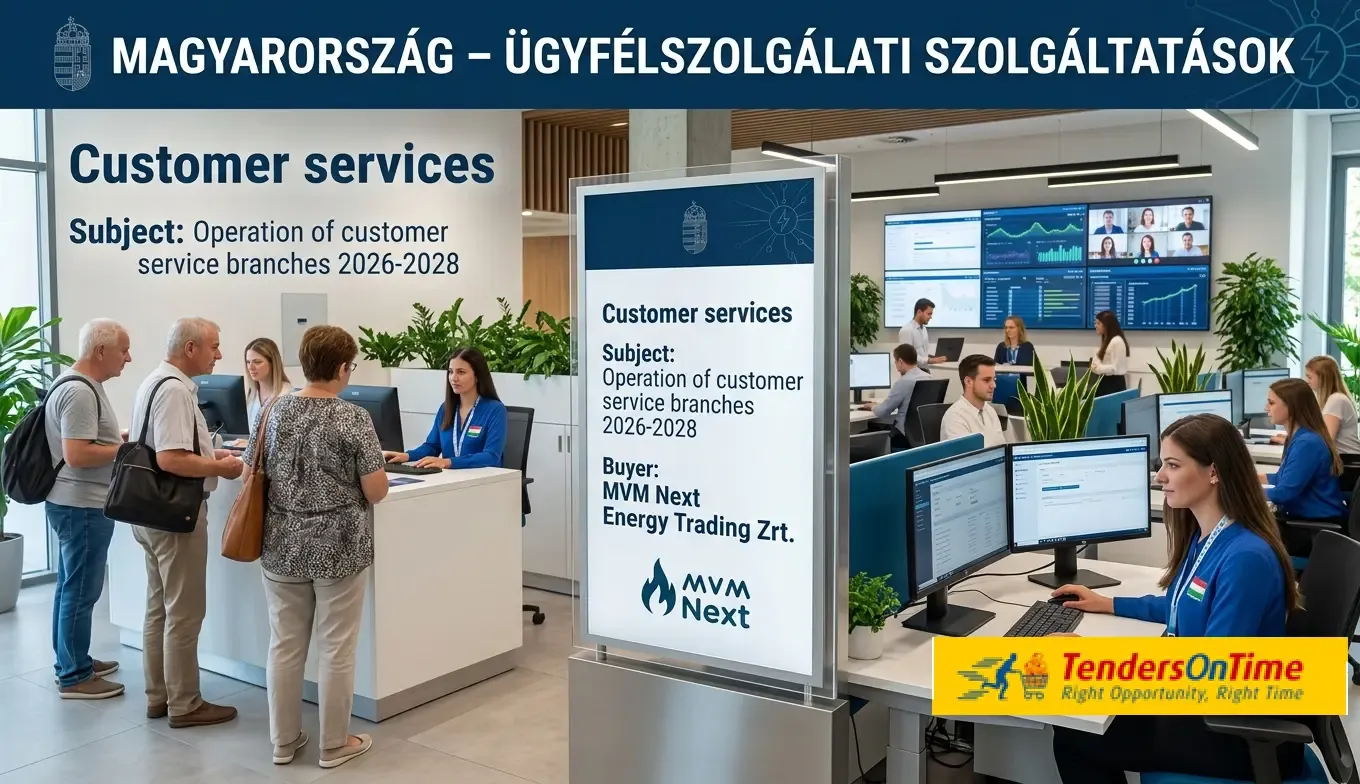 Hungary contract awards on Customer services_ügyfélszolgálati fiókirodák üzemeltetése 2026-2028