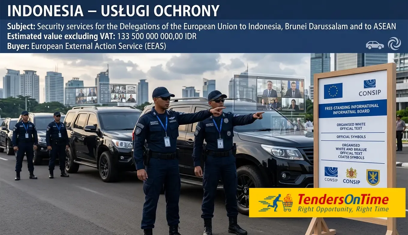 Indonesia tender result on Security services for the Delegations of the European Union to Indonesia, Brunei Darussalam and to ASEAN