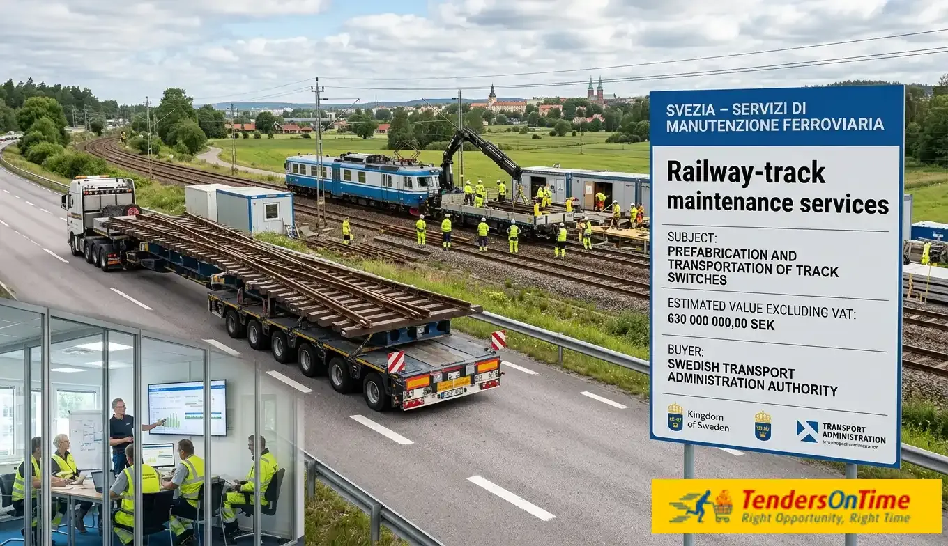 Sweden tender result on Railway-track maintenance services_ Prefabrication and transportation of track switches