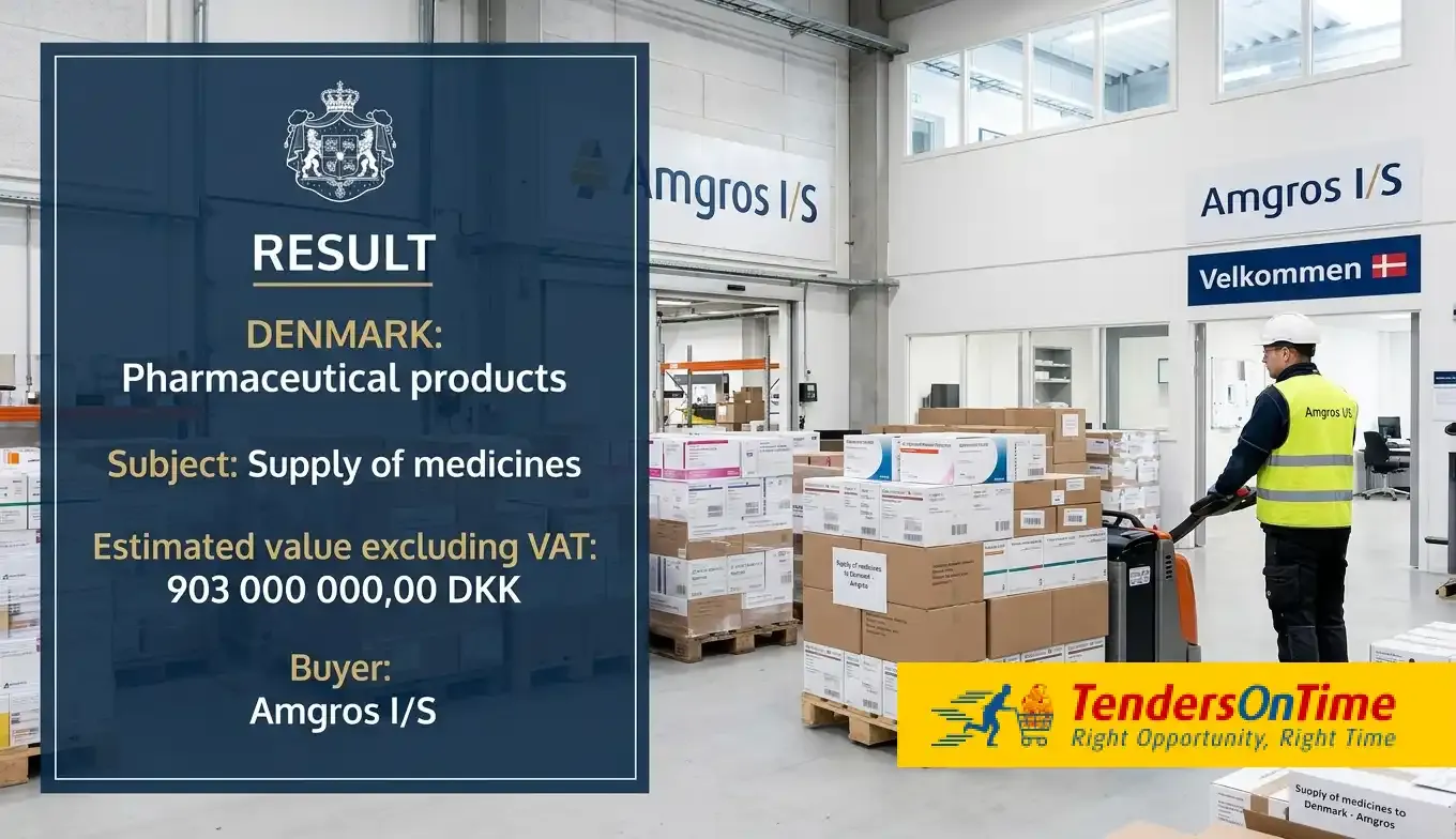 Denmark tender result_Pharmaceutical products_Amgros 2027 1.1491.a_supply of medicines procurement