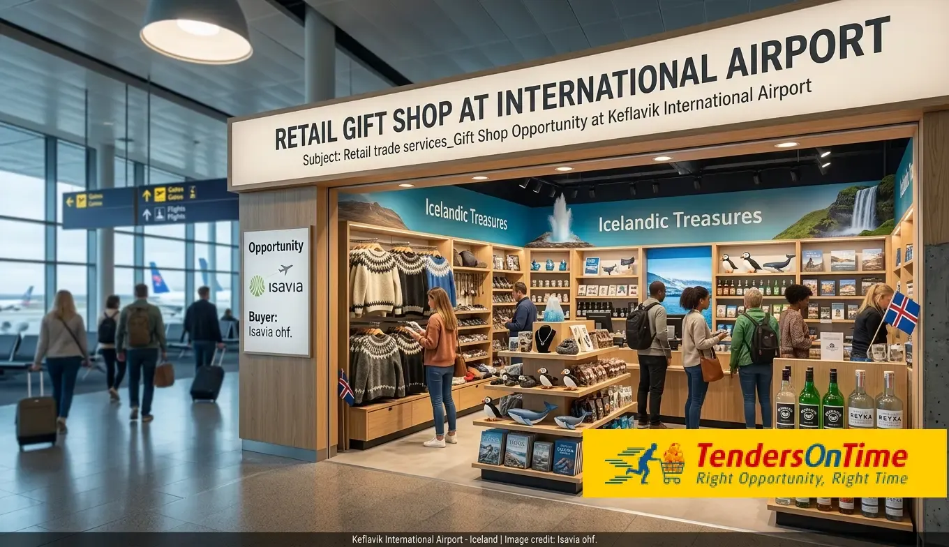 Iceland tender result on Retail trade services_Gift Shop Opportunity at Keflavik International Airport