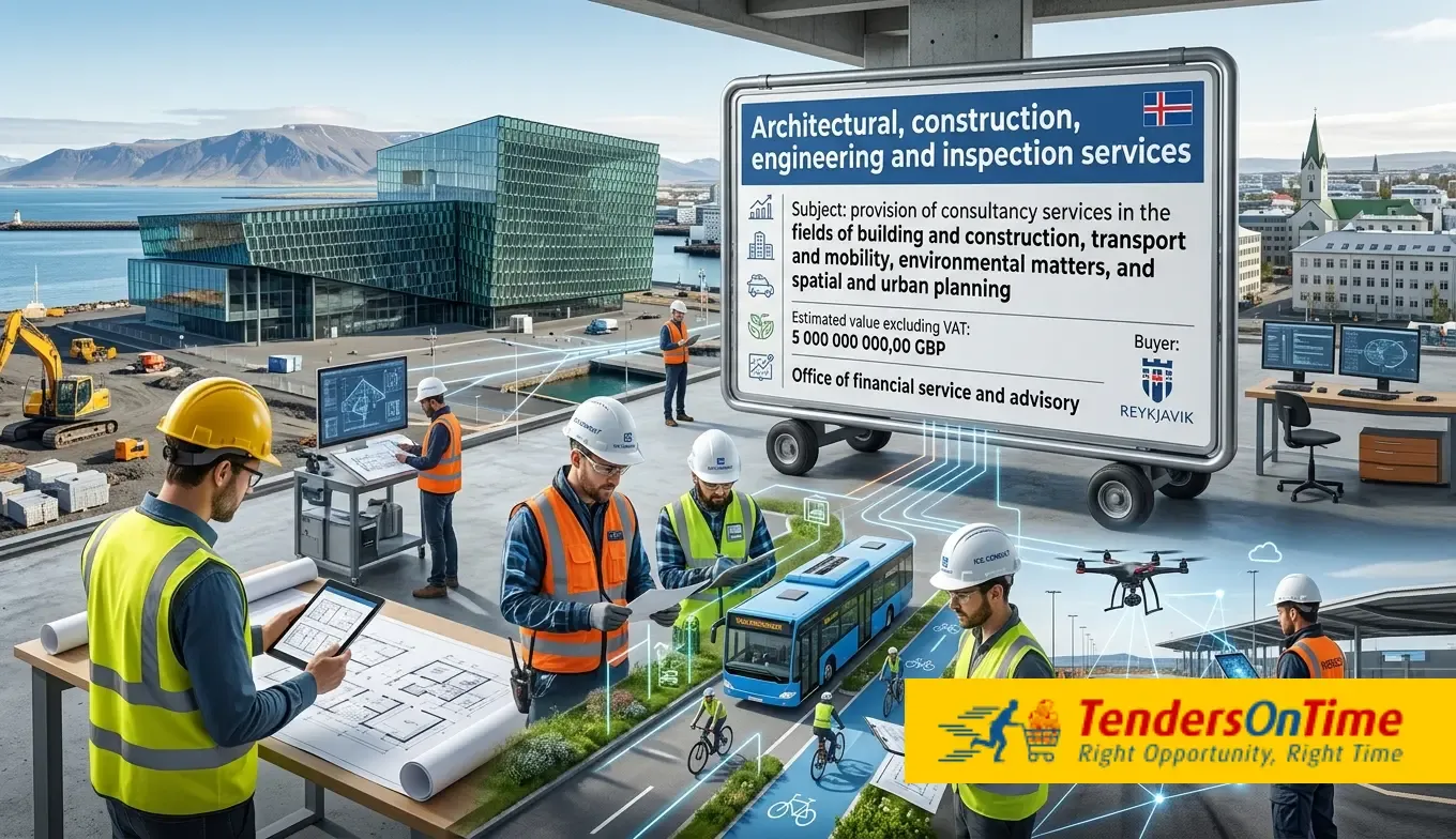 Iceland tender result on consultancy services in the fields of building and construction, transport and mobility, environmental matters, and spatial and urban planning
