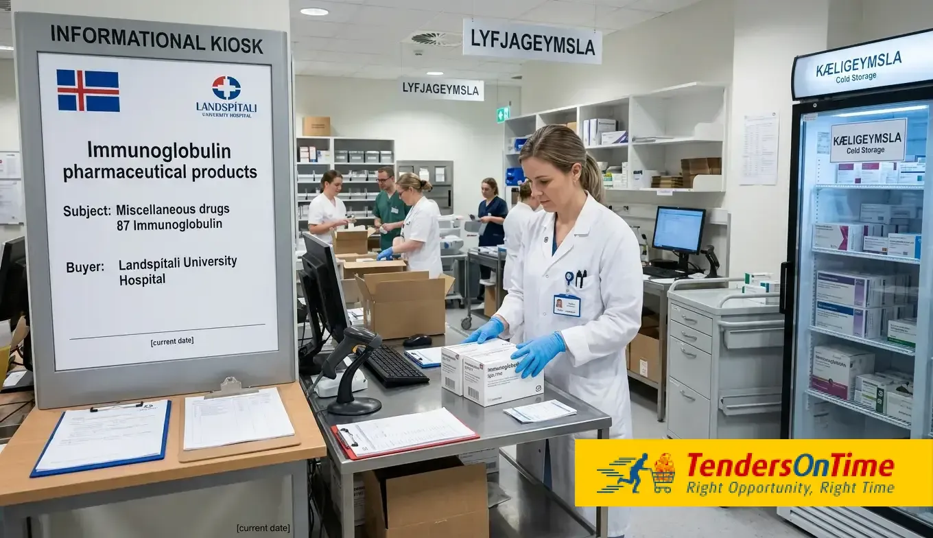 Icelandtender result on Pharmaceutical products_Miscellaneous drugs 87 Immunoglobulin procurement