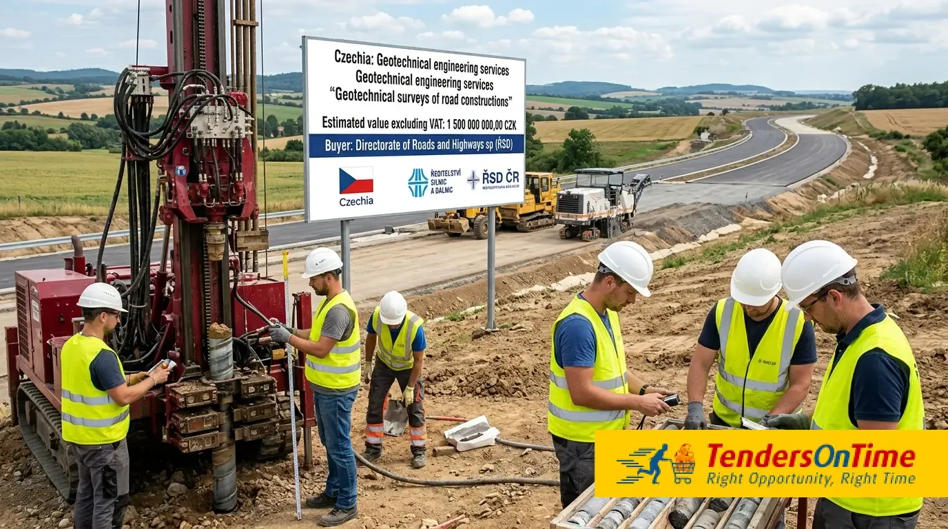 Czechia tender result on Geotechnical engineering services_Framework Agreement on GTP for Medium and Large Road Construction