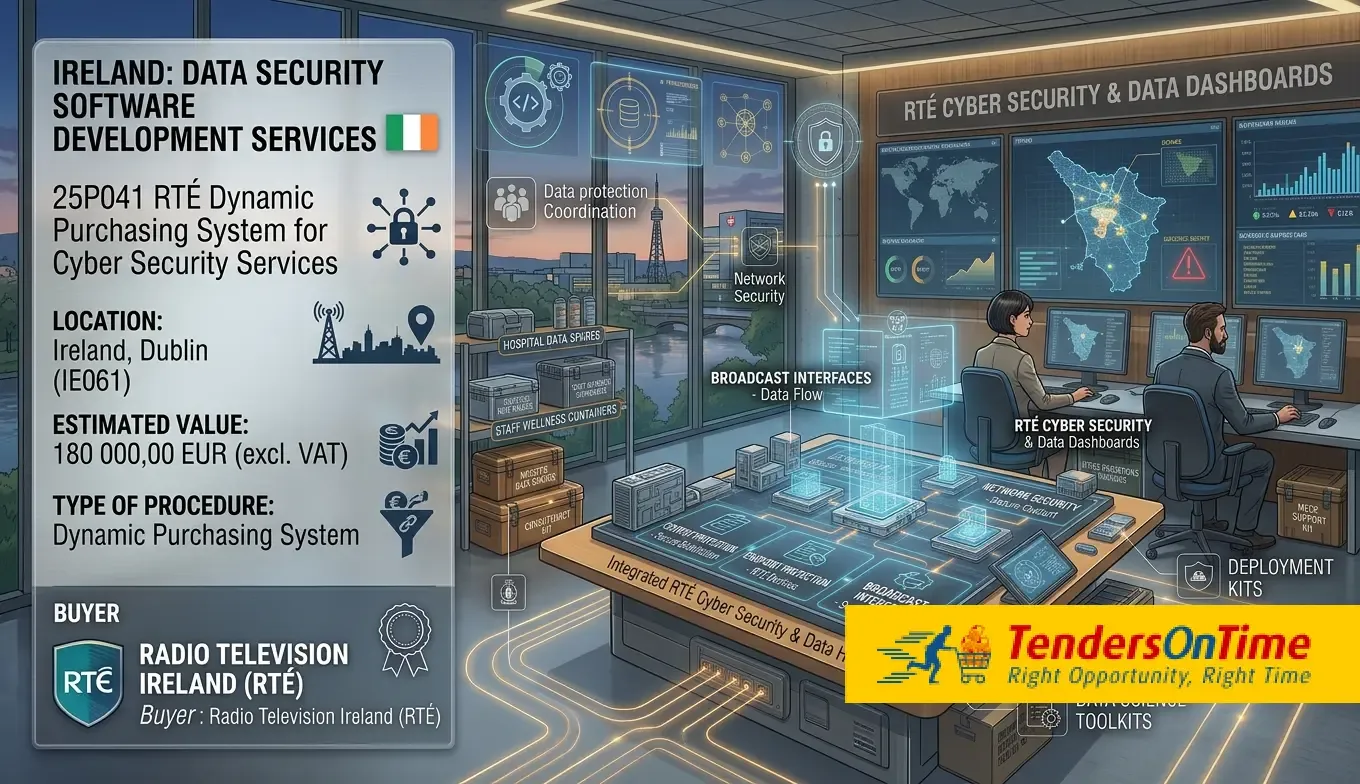 Ireland: Data security software development services_25P041 RTÉ Dynamic Purchasing System for Cyber Security Services