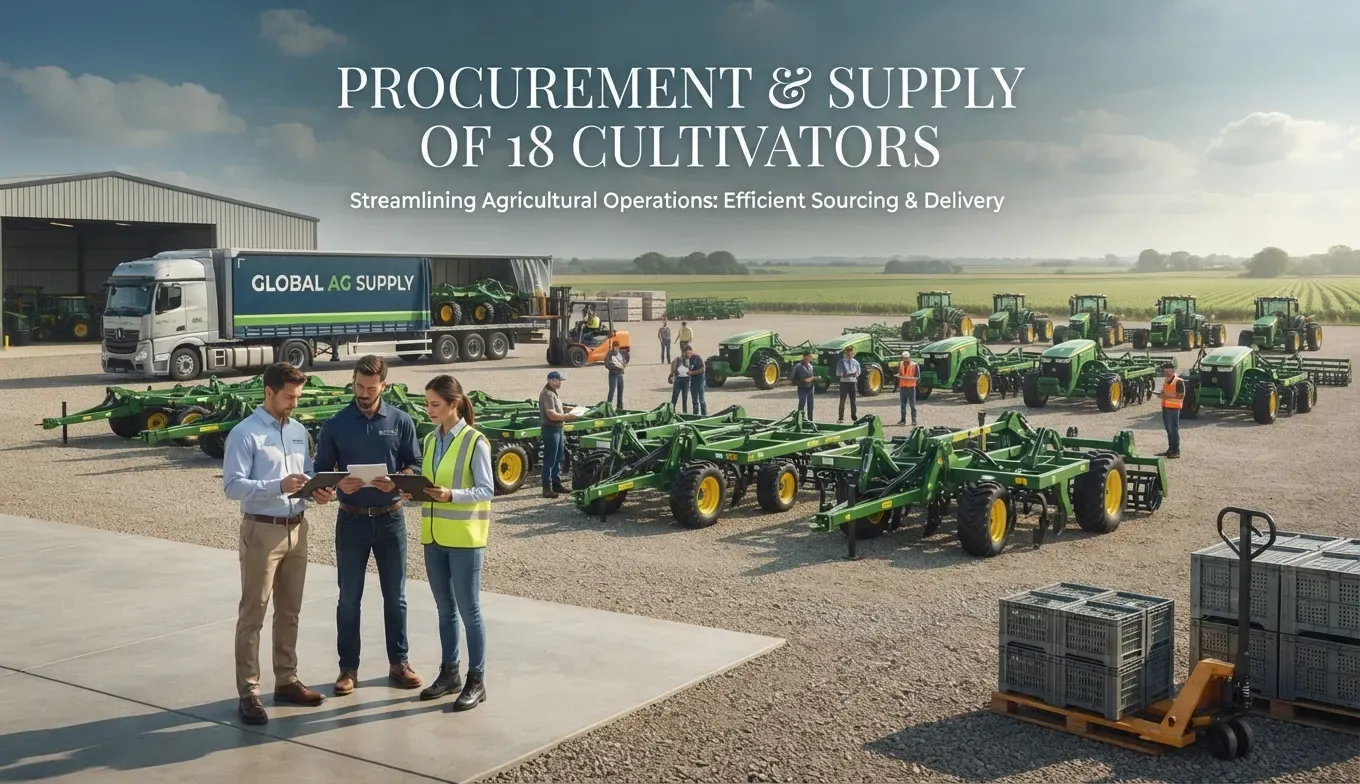 Procurement & Supply of 18 Cultivators