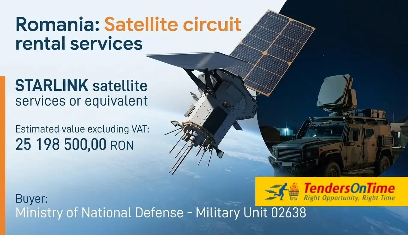 Romania tender result on Satellite circuit rental services_STARLINK satellite services or equivalent